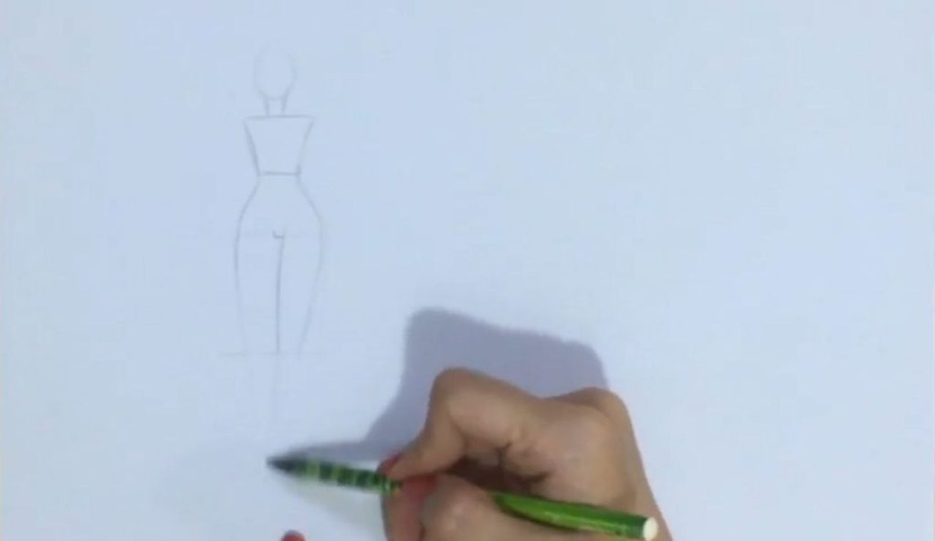 فرمدهی لگن و پاها در طراحی فیگور بدن انسان