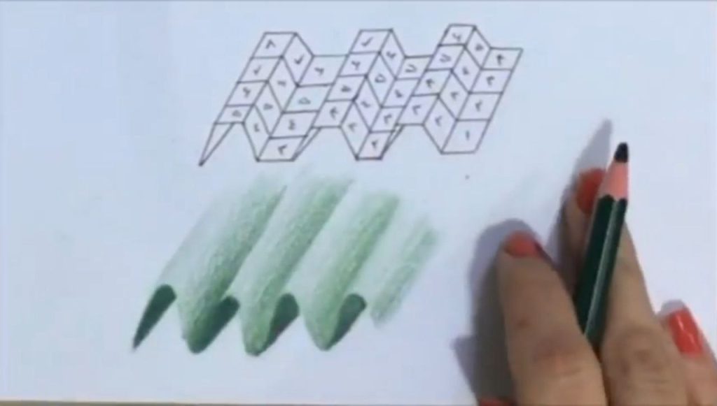 بازی با رنگها و چین پارچه