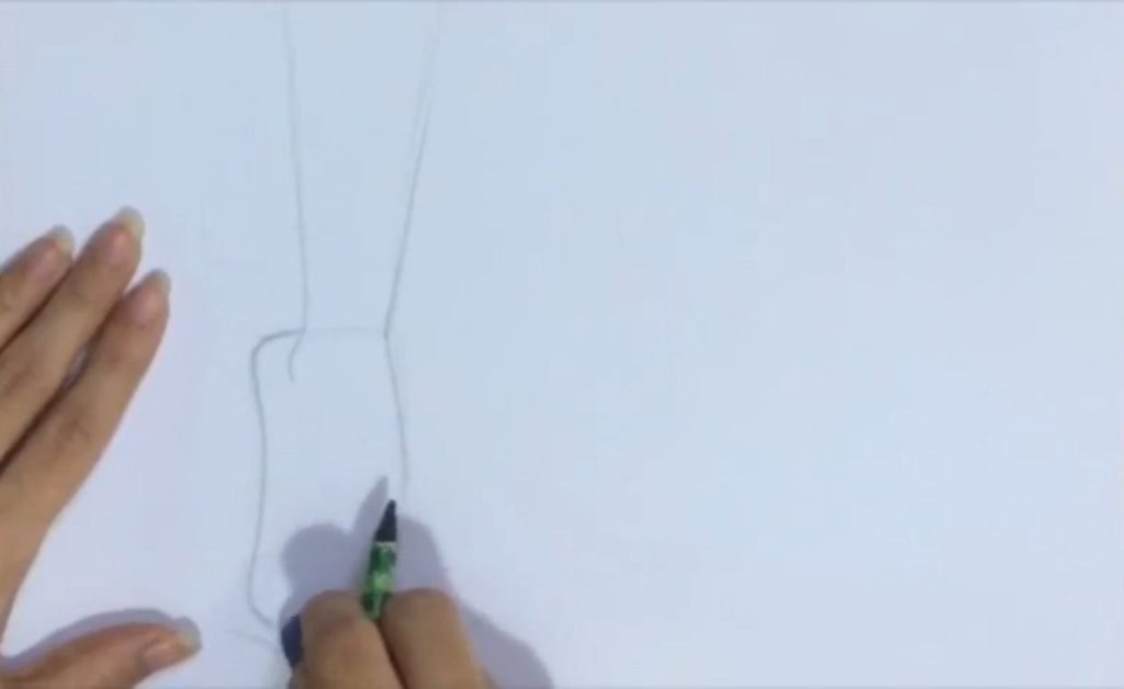 ترسیم جزئیات و تقسیمبندی انگشتها