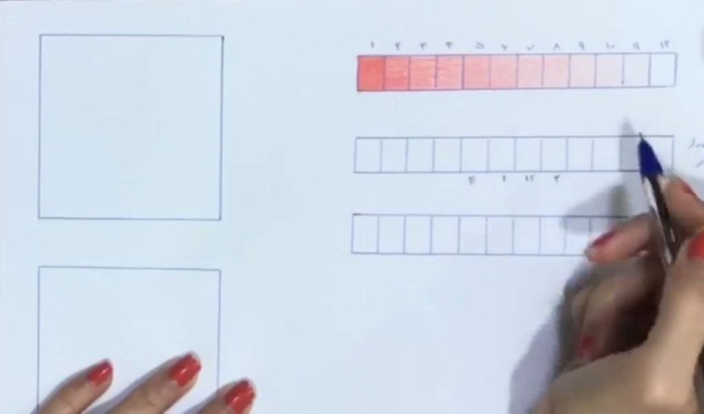 چیدمان تنالیته در نور شدید در آموزش جنسیت پردازی پارچه