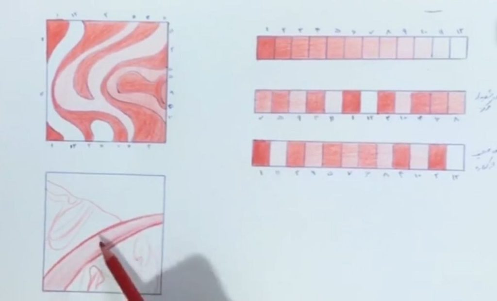 شروع سایهزنی و ایجاد کنتراست براق