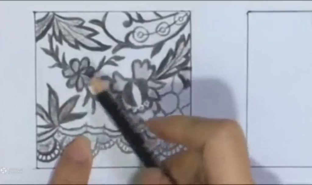 ادامه طراحی برگها در جنسیت سازی پارچه