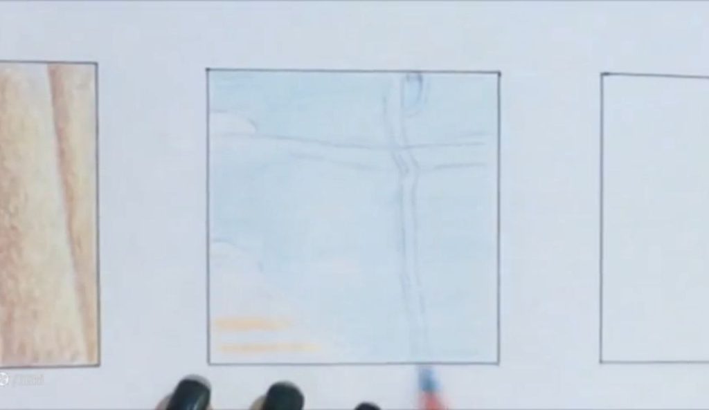 شروع رنگآمیزی اصلی و بافت پارچه جین