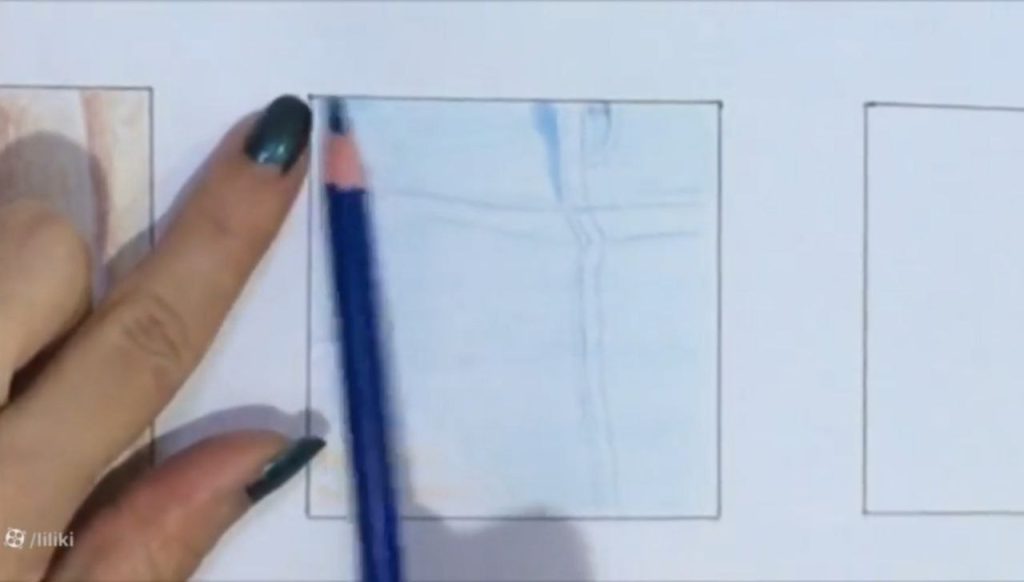 شروع رنگآمیزی اصلی و بافت پارچه جین