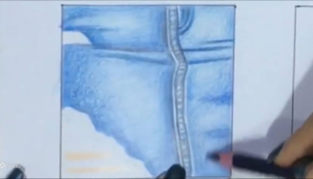 تقویت هالهها و نهایی کردن رنگ آبی