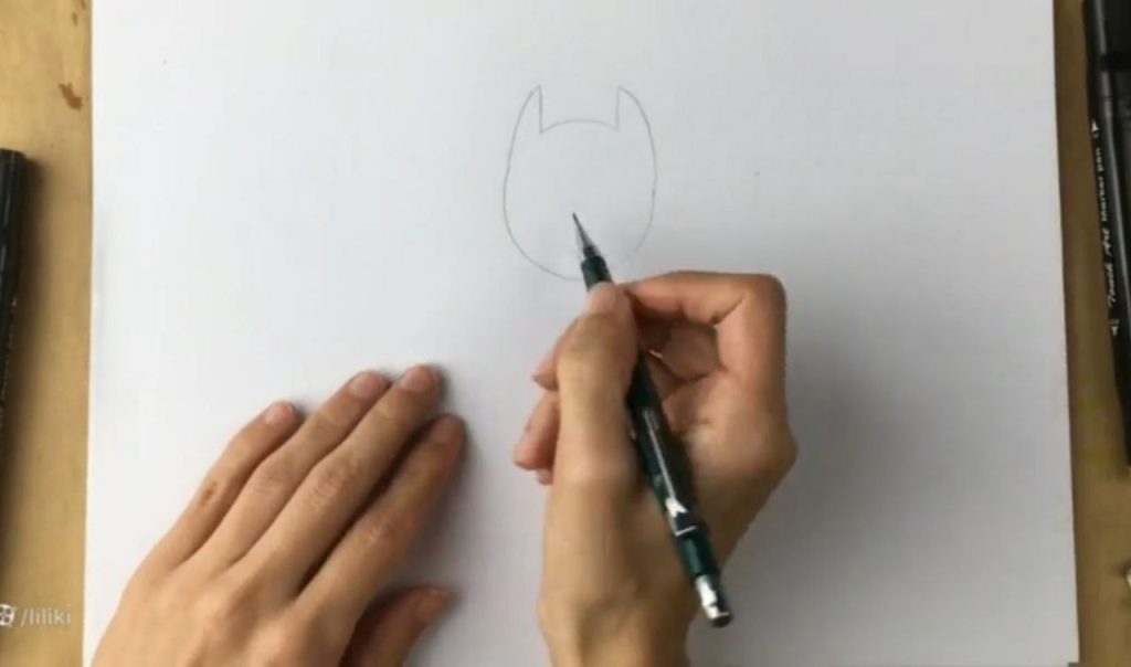 آموزش نقاشی پسرانه بتمن برای شروع طراحی