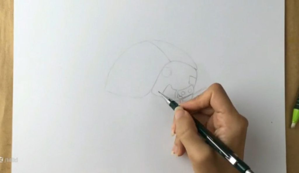 نورپردازی و جزئیات در نقاشی کفشدوزک