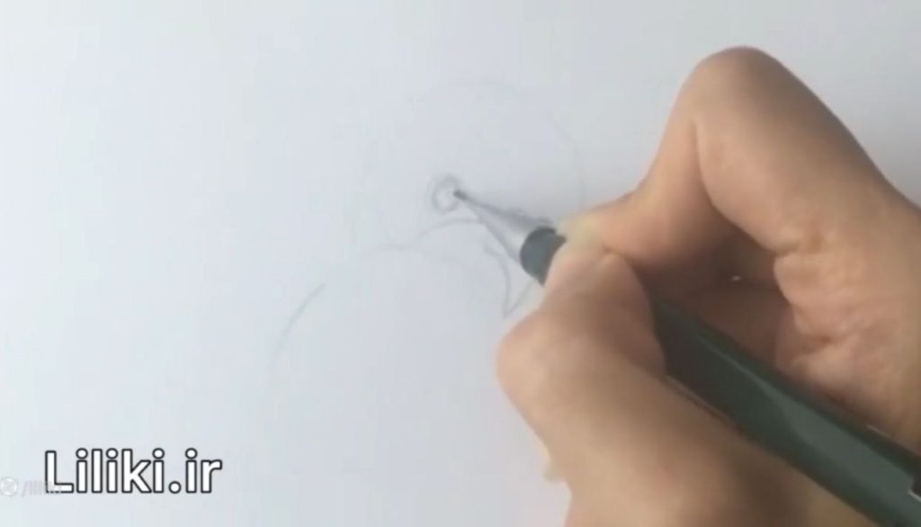 کشیدن نوک و چشم در طراحی عروس هلندی