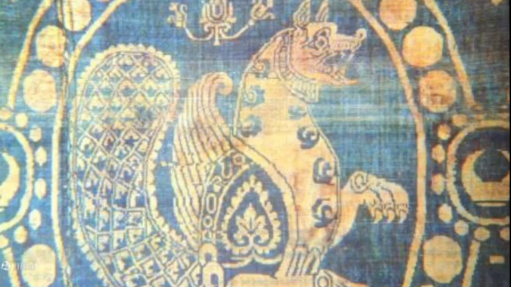 نساجی پارچه و قالی از هنر های برجسته ساسانیان