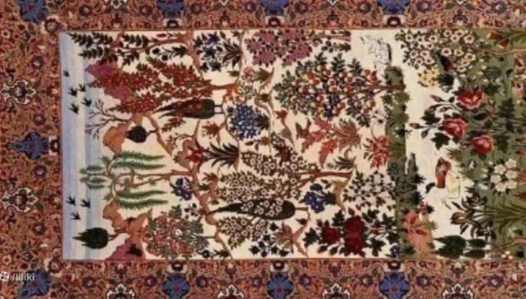 قالی بهارستان یا قالی چهارفصل