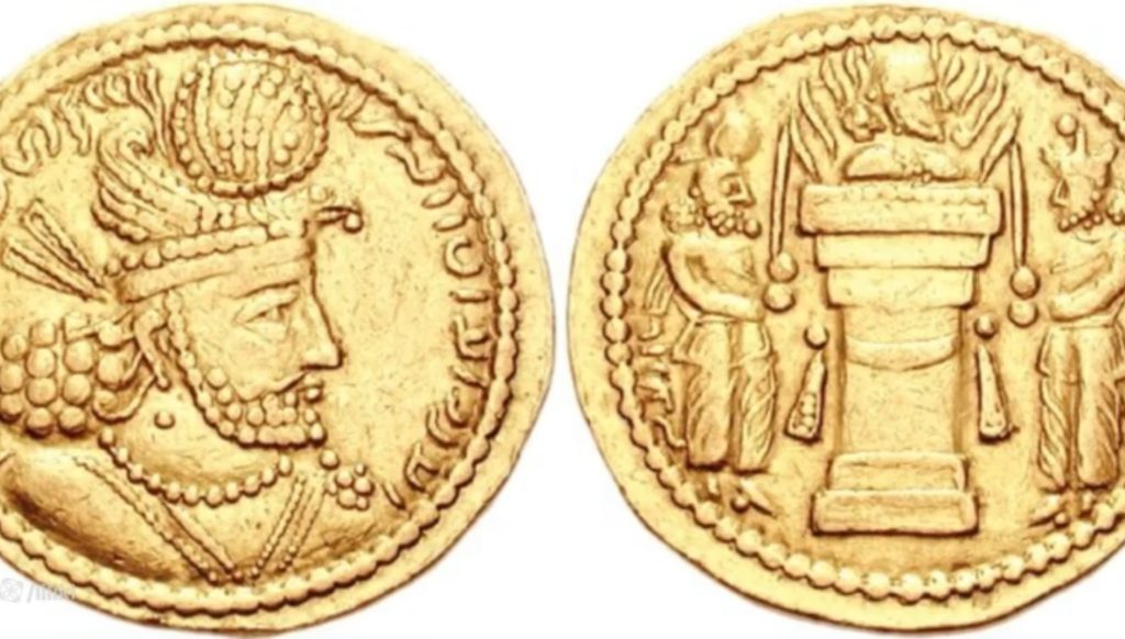 سکه زمان ساسانیان