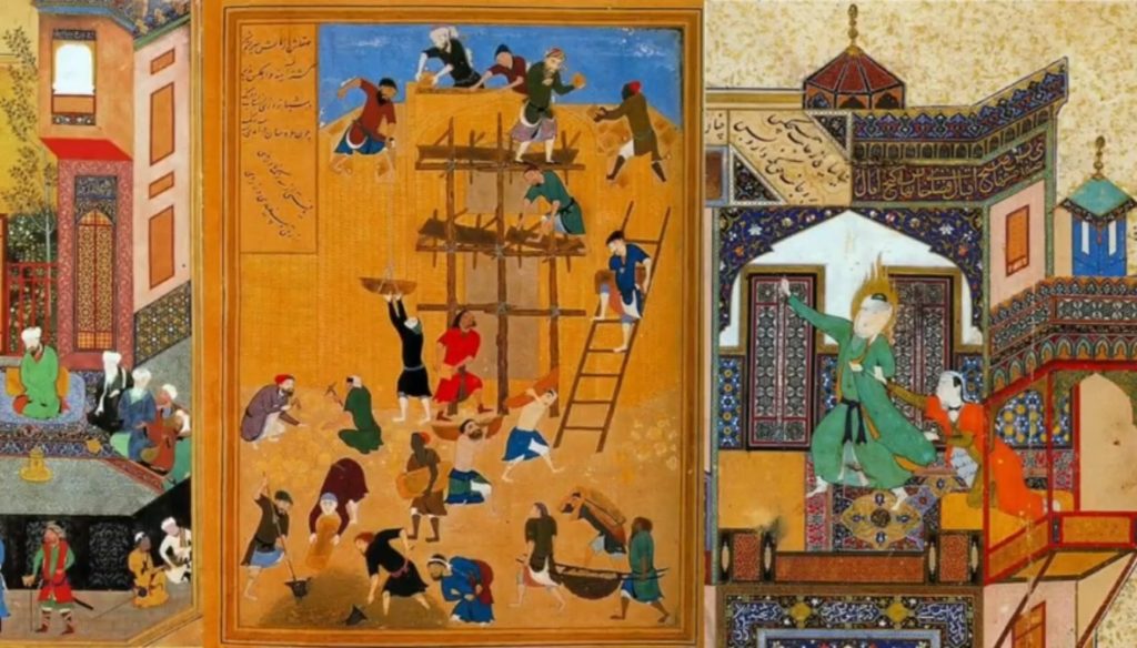 بوستان سعدی با نقاشیهای کمالالدین بهزاد