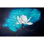 تابلو نقاشی رنگ روغن مدرن رگ و ریشه - Image 2