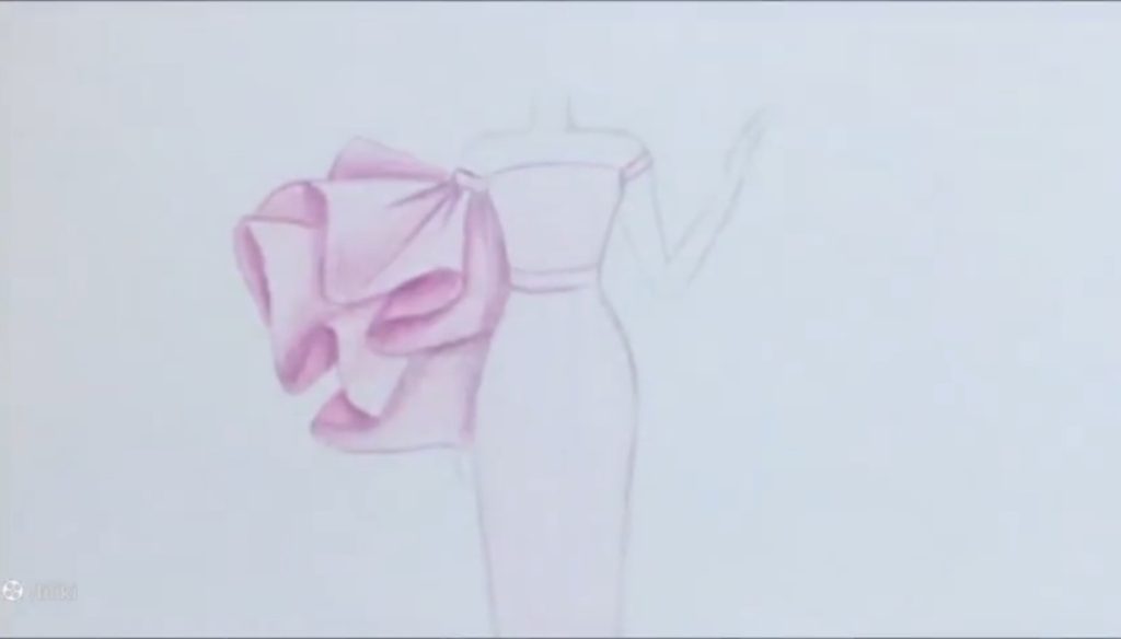 اصل زیر و رو در طراحی لباس مجلسی