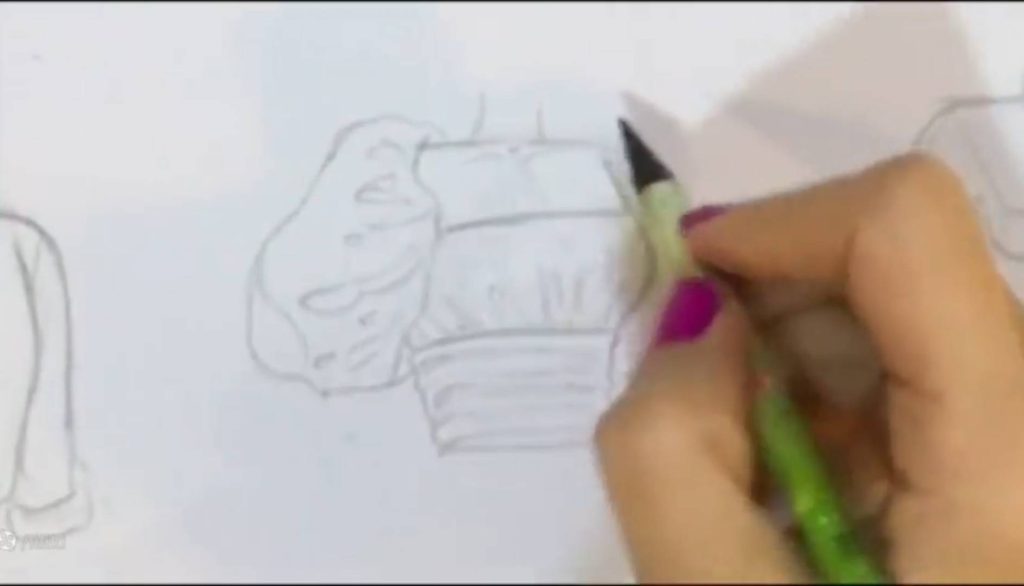 رسم چین و چروک پارچه برای طبیعی تر شدن لباس