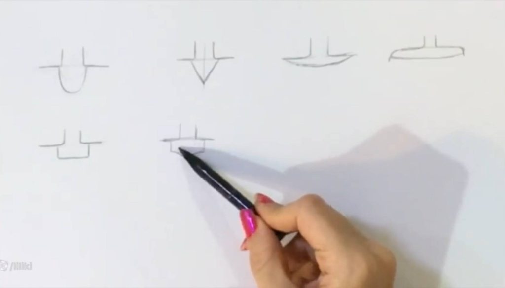 آموزش طراحی یقه دلبر یا قلبی